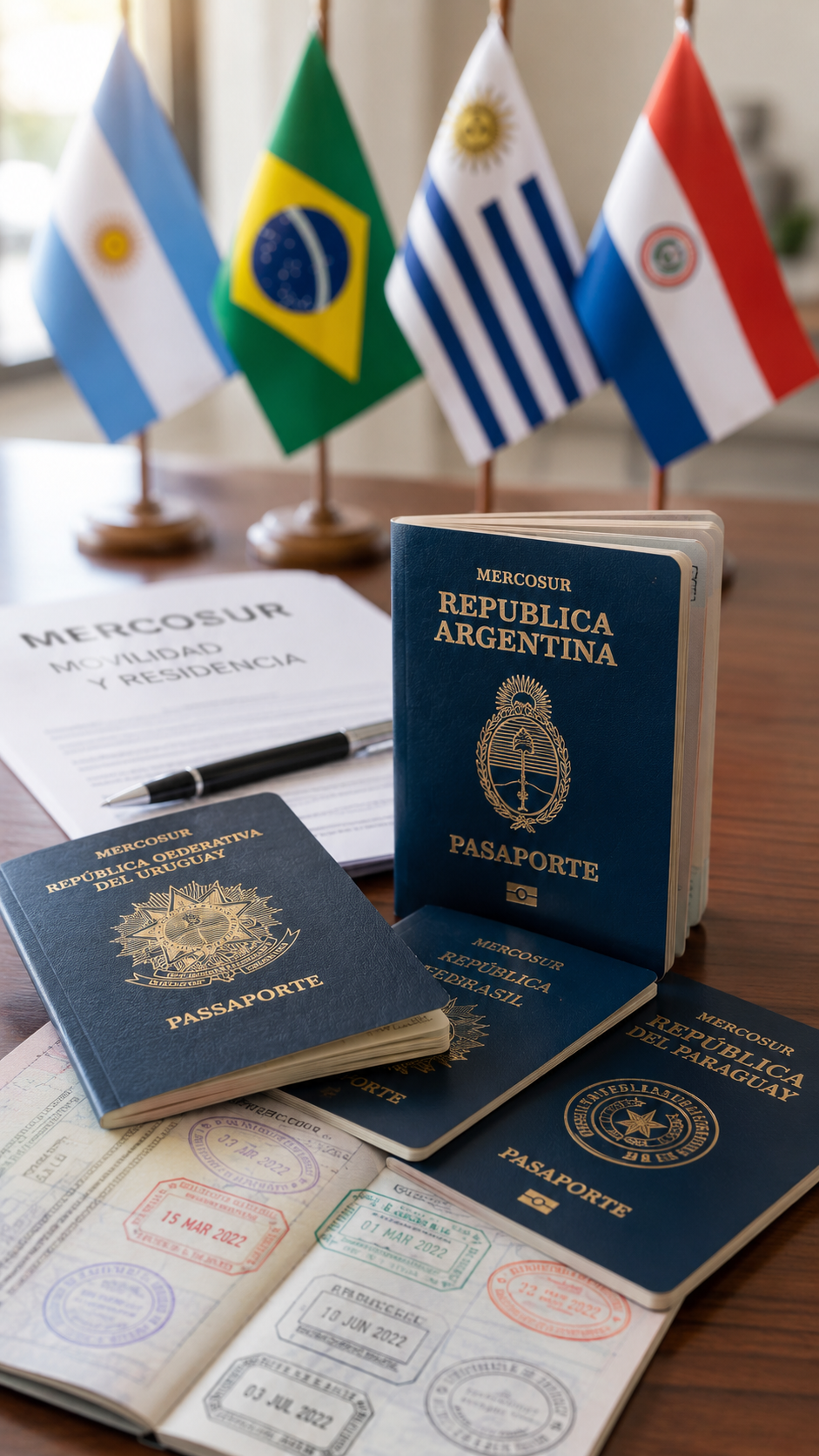 Visas y Residencias dentro de Países del Mercosur